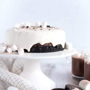 Instant Pot Hot Chocolate Cheesecake With Marshmallow Ganache